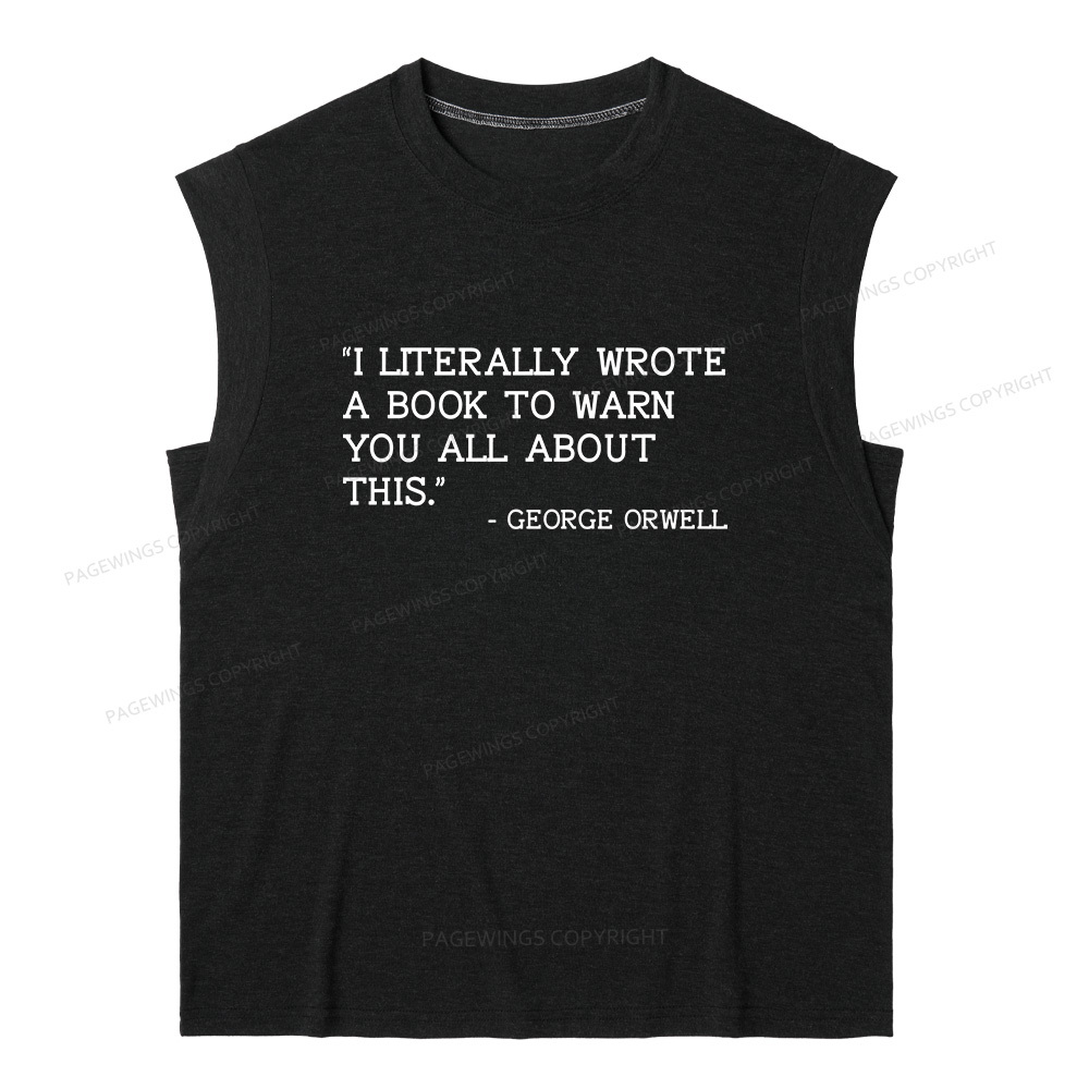 Pagewings I Literally Wrote A Book To Warn13029 Bookish Women's Heather Tank Top