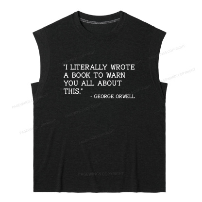 Pagewings I Literally Wrote A Book To Warn13029 Bookish Women's Heather Tank Top
