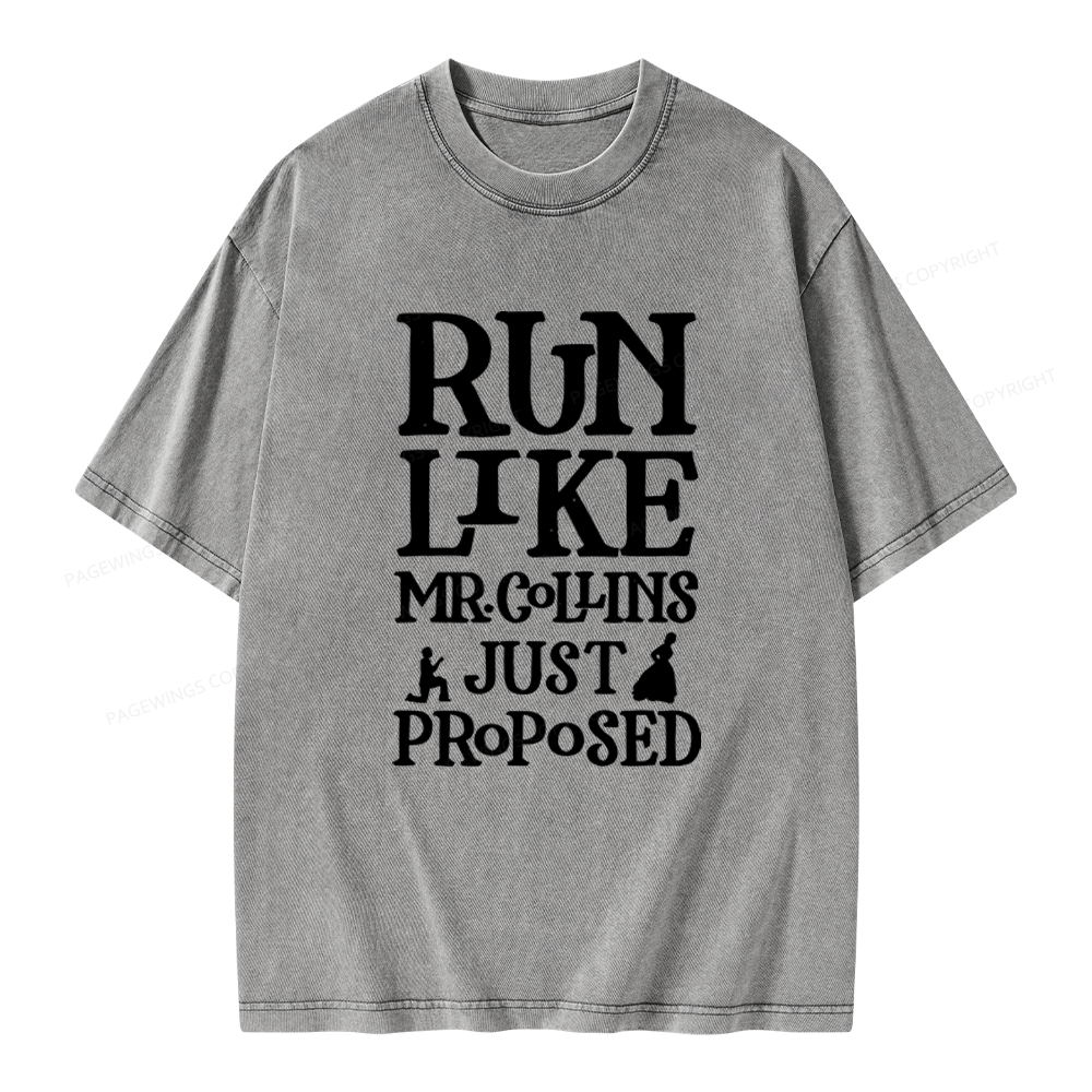 Pagewings Love Book Fan Unisex Washed T-shirt