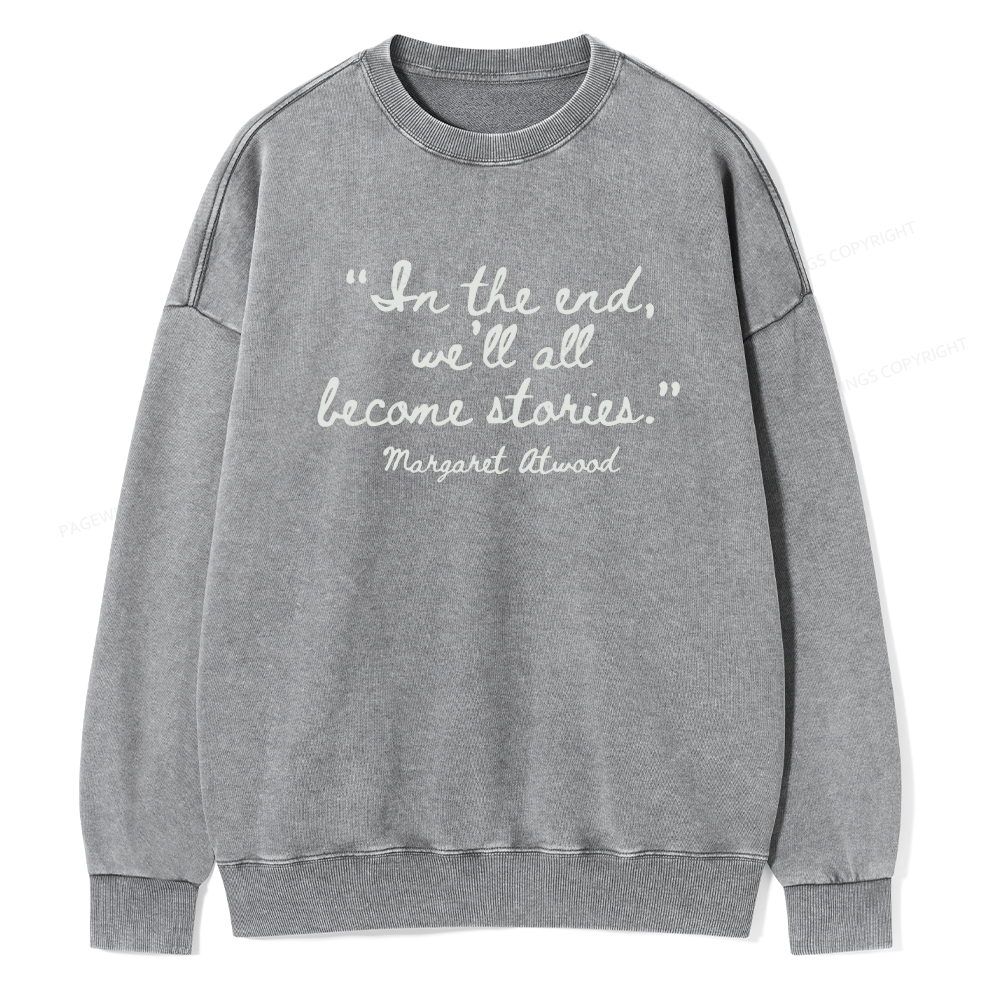 Pagewings Inspirational Quote16270 Read Unisex Washed Sweatshirt