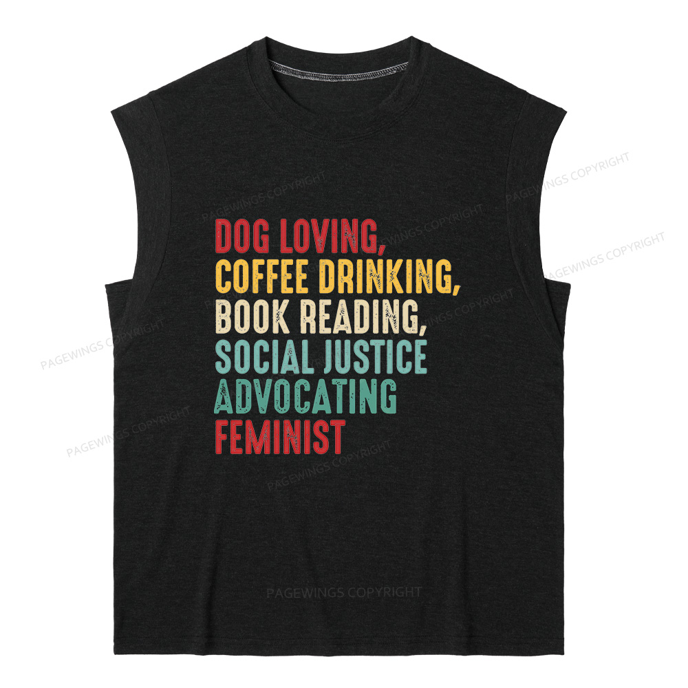 Pagewing Coffee Drinking Book Reading16112 Bookish Women's Heather Tank Top