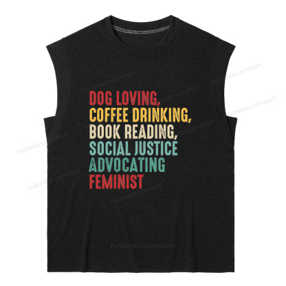 Pagewing Coffee Drinking Book Reading16112 Bookish Women's Heather Tank Top