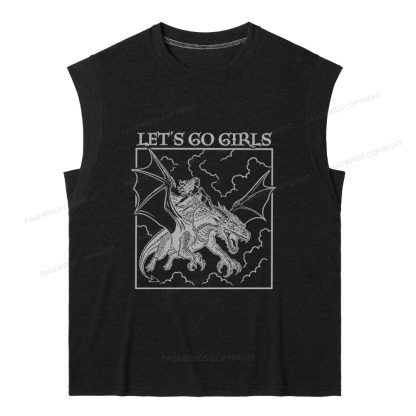 Pagewing Let's Go Girls16145 Bookish Women's Heather Tank Top