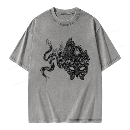 Pagewings Fantasy Bookish Unisex Washed T-shirt