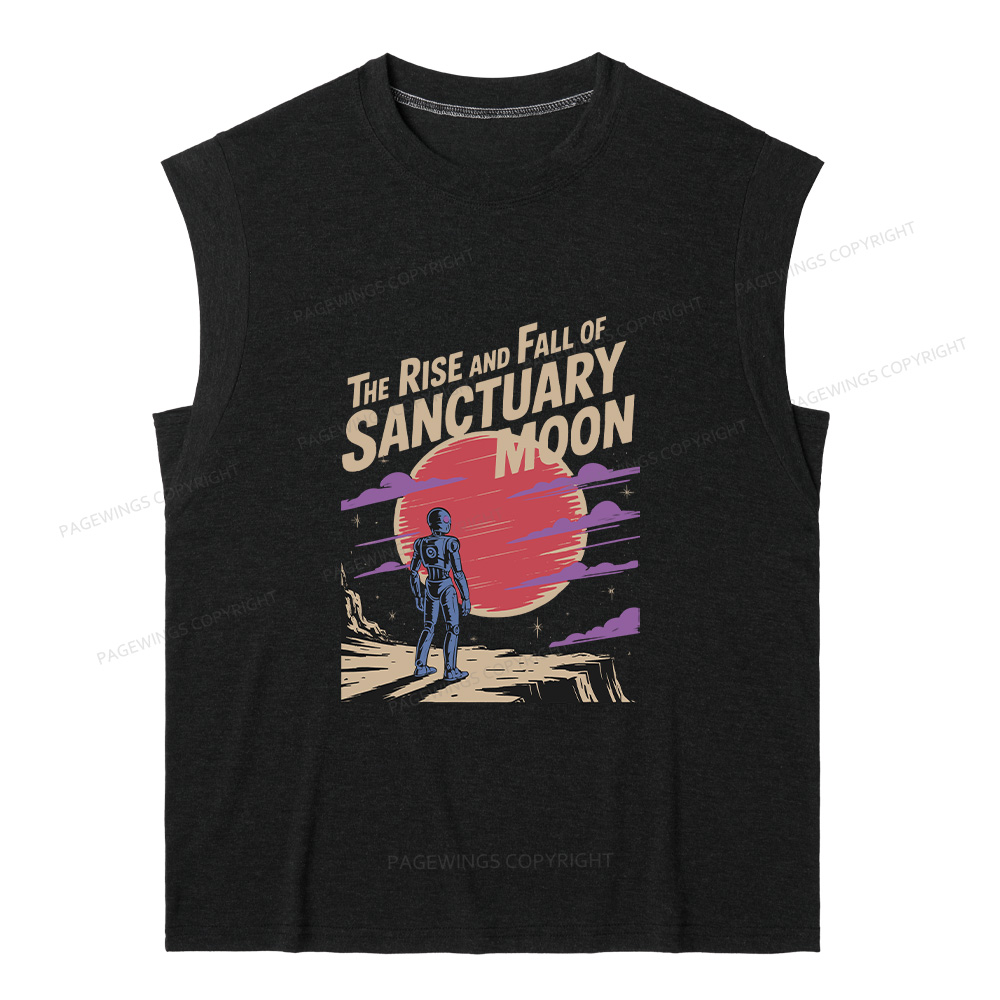 Pagewings The Rise And Fall Of Sanctuary Moon13254 Bookish Women's Heather Tank Top