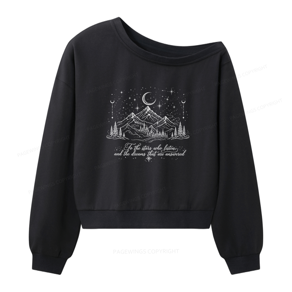 Pagewings Fantasy Bookish 16441 Bookish Women Off Shoulder Sweatshirt