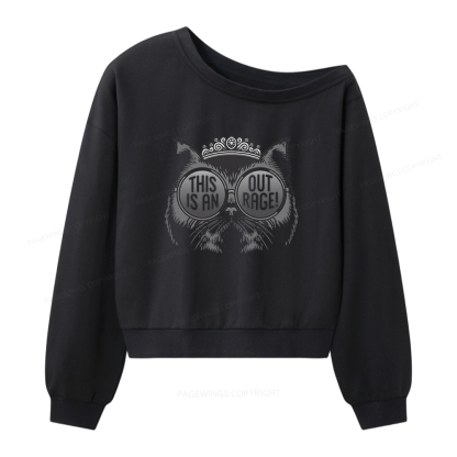 Pagewings Sci Fi Bookish 16430 Bookish Women Off Shoulder Sweatshirt