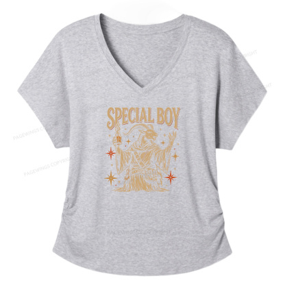 Pagewings Sci Fi Bookish16416 Soft Women's Modal V-neck T-shirt
