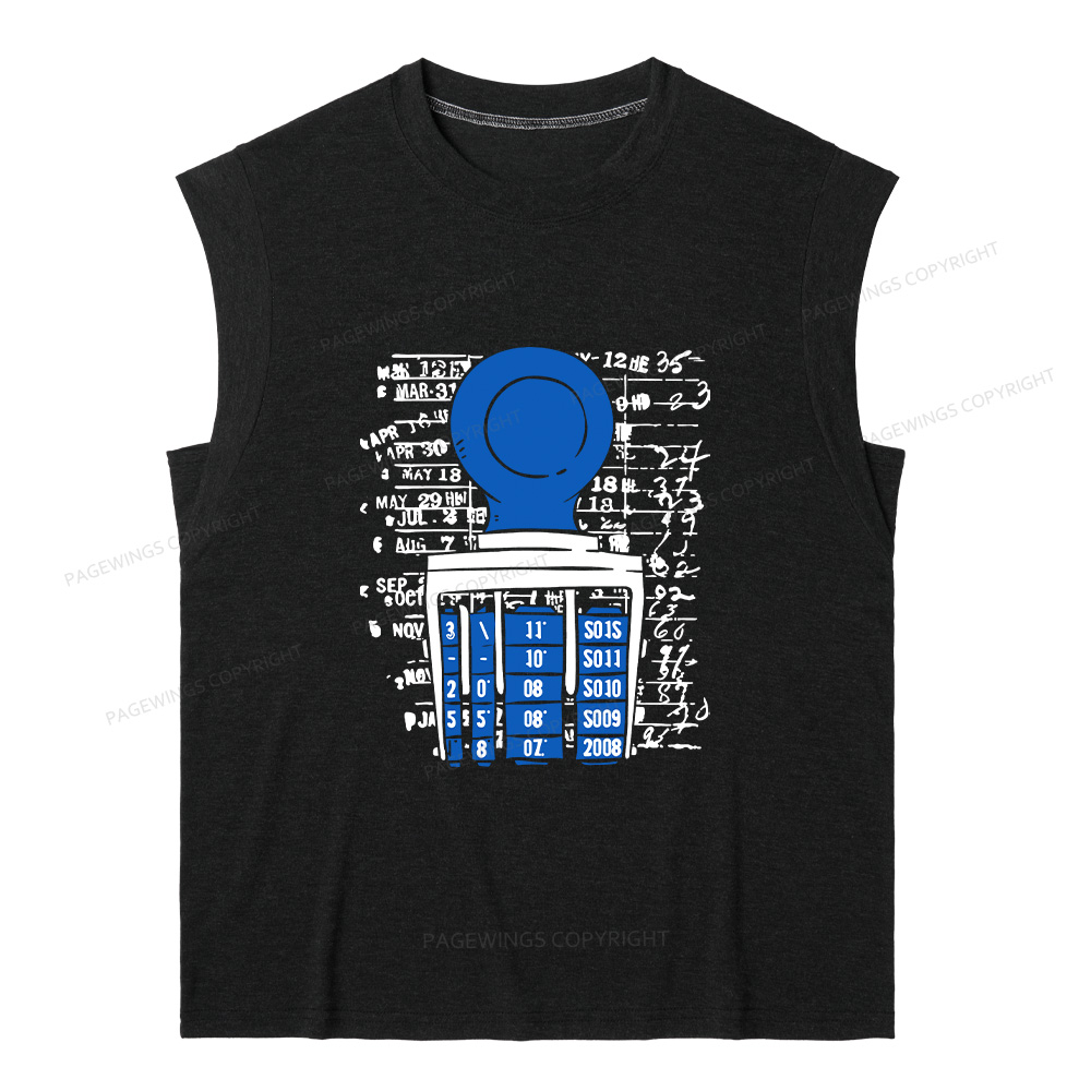 Pagewings Books Library Stamp16436 Bookish Women's Heather Tank Top