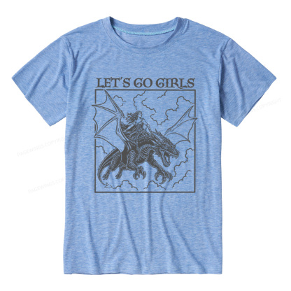 Pagewing Let's Go Girls16145 Bookish Unisex Heather T-Shirt