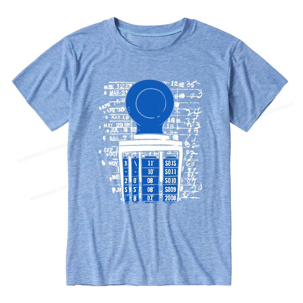 Pagewings Books Library Stamp16436 Bookish Unisex Heather T-Shirt