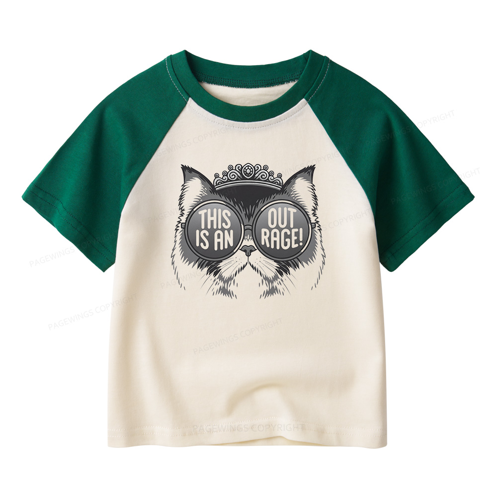 Pagewings Sci Fi Bookish16430 Kids Raglan T-shirt