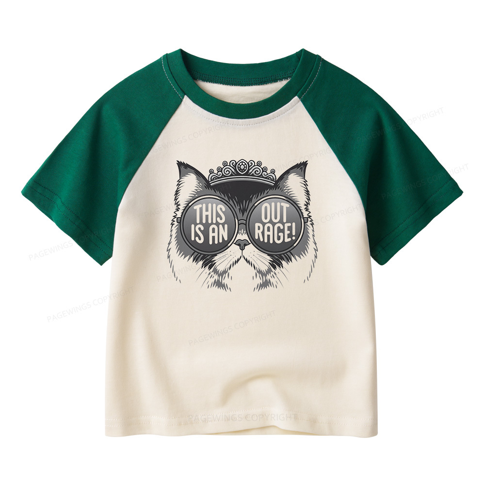 Pagewings Sci Fi Bookish16430 Kids Raglan T-shirt
