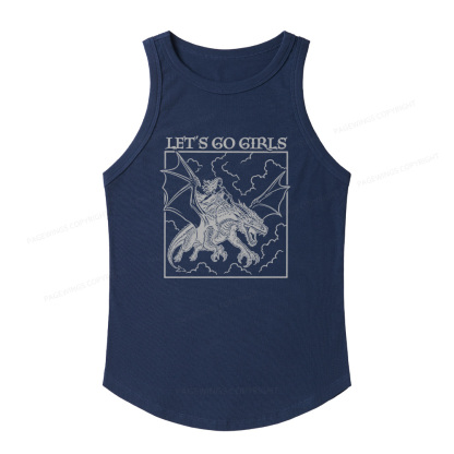 Pagewing Let's Go Girls16145 Women's Fitted Tank Top