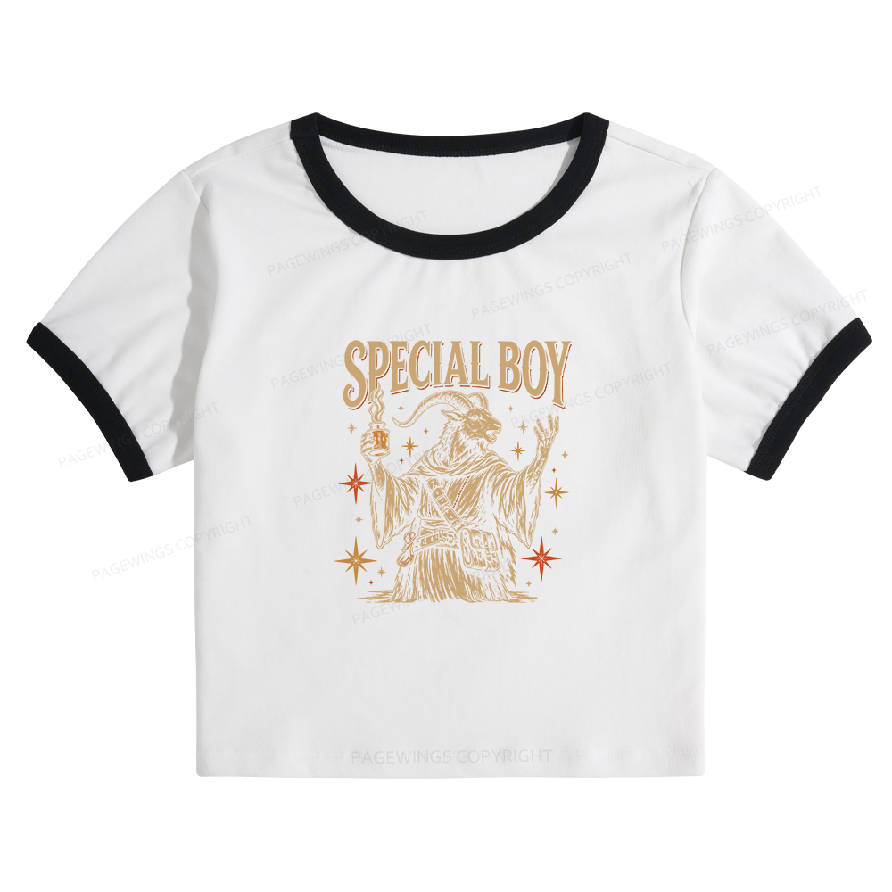 Pagewings Sci Fi Bookish16416 Baby Tee Cropped Ringer T-Shirt