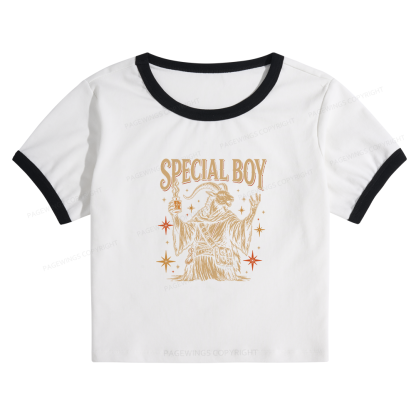 Pagewings Sci Fi Bookish16416 Baby Tee Cropped Ringer T-Shirt