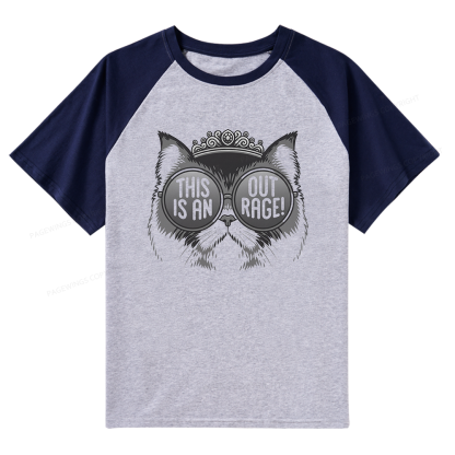 Pagewings Pagewings Sci Fi Bookish Raglan T-shirt