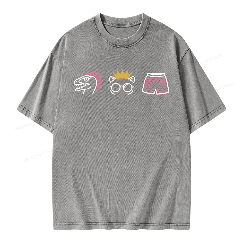 Pagewings Sci‑Fi Nerd Unisex Washed T-shirt