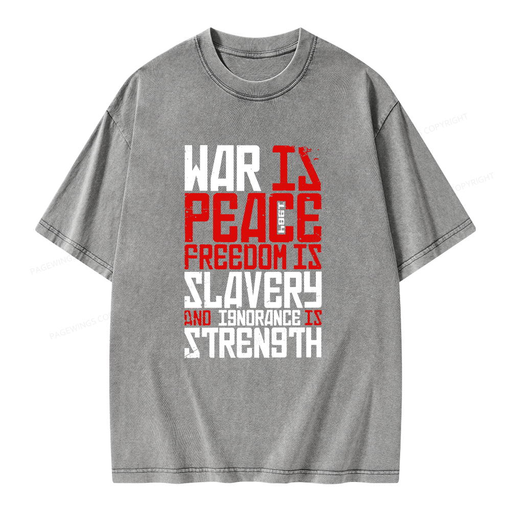 Pagewings Dystopian Lover Unisex Washed T-shirt