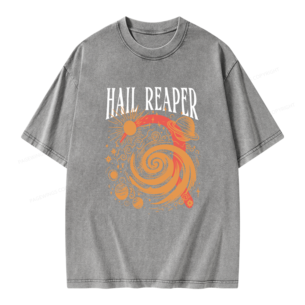 Pagewings Sci‑Fi Nerd Unisex Washed T-shirt