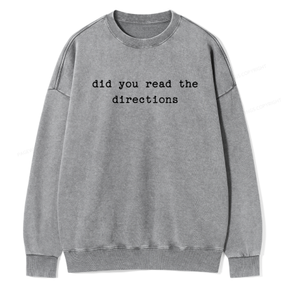 Pagewings Funny Teacher Unisex Washed Sweatshirt