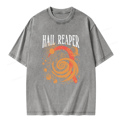 Pagewings Sci‑Fi Nerd Unisex Washed T-shirt