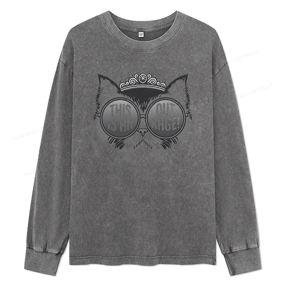 Pagewings Read Sci-Fi Book Unisex Washed Long Sleeve T-shirt