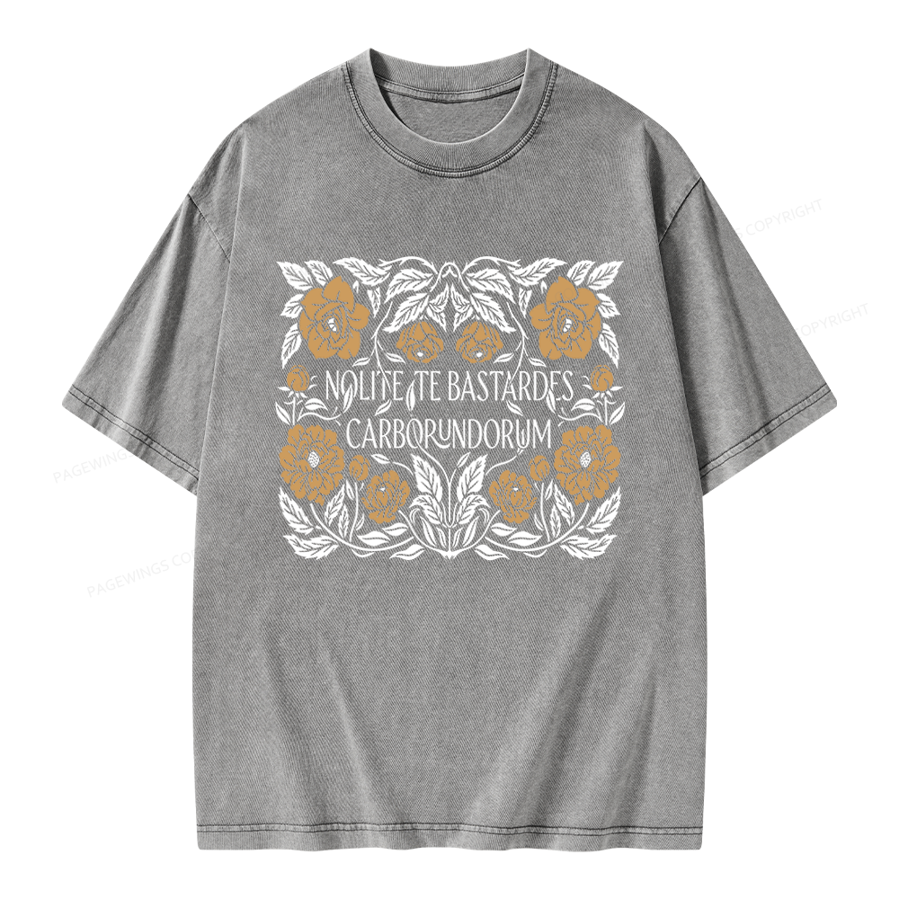 Pagewings Dystopian Book Lovers Unisex Washed T-shirt
