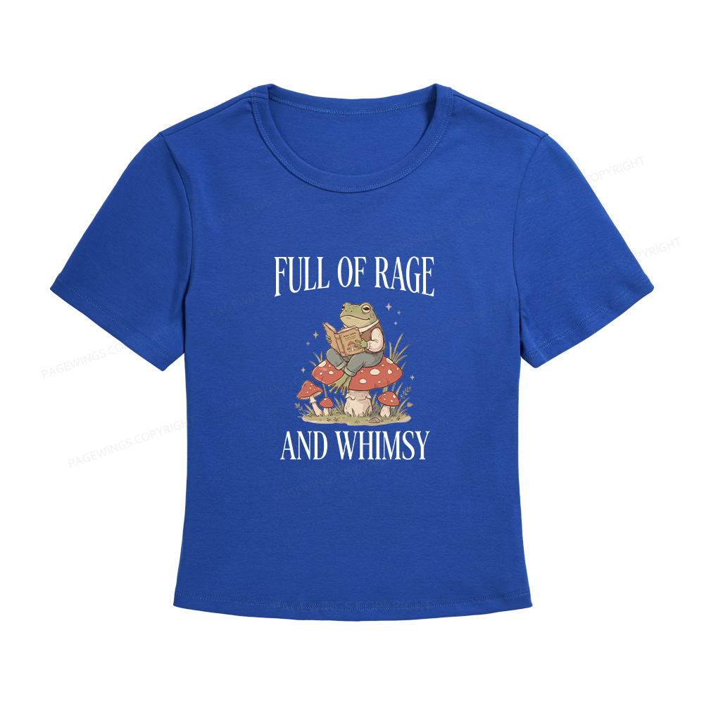 Pagewings Full of Rage and Whimsy Women's Baby Tee