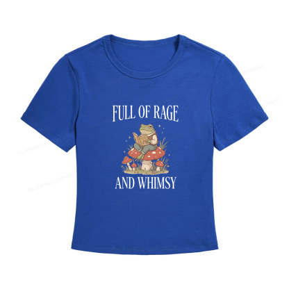 Pagewings Full of Rage and Whimsy Women's Baby Tee