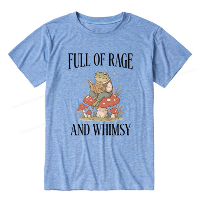 Pagewings Full of Rage and Whimsy  Unisex Heather T-Shirt