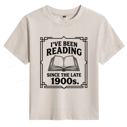 Pagewings I’ve Been Reading Since The Late 1900s Women's Washed T-shirt