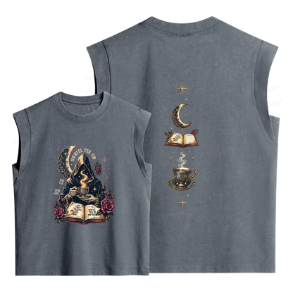Pagewings Fantasy Reader Women's Washed Tank Top