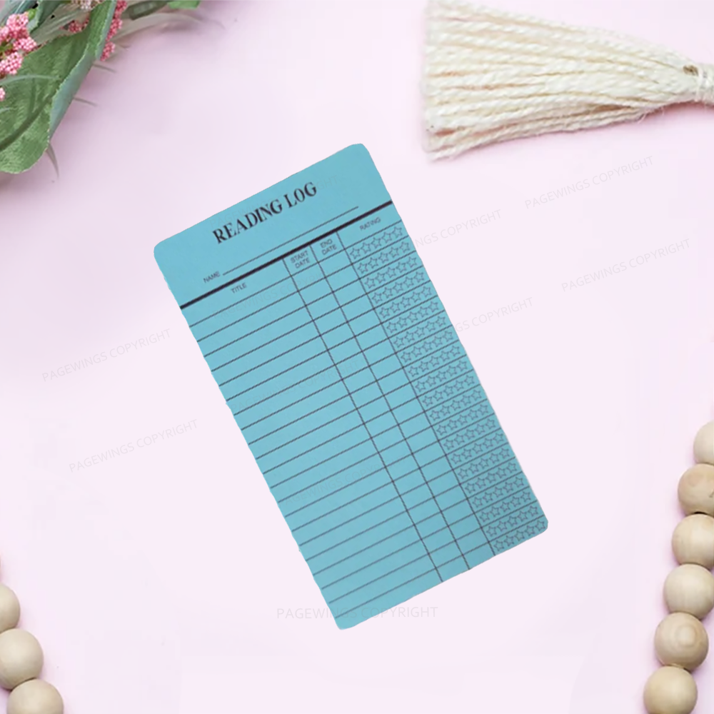 Pagewings Reading Log Bookmark