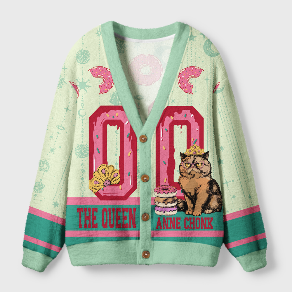 Pagewings The Queen Light Knit Unisex Cardigan Sweaters