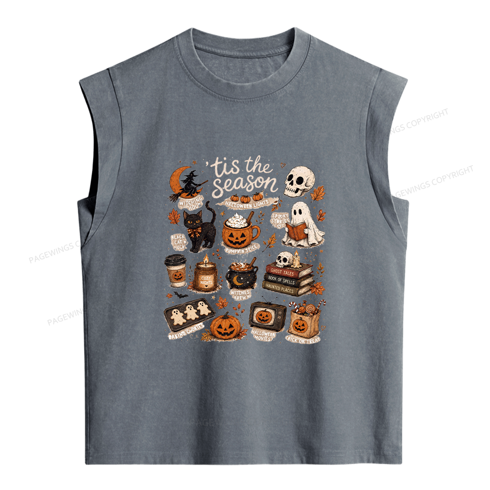 Pagewings Tis The Season Women's Washed Tank Top