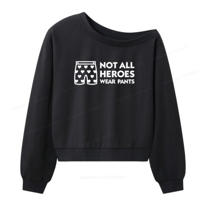 Pagewings Sci-Fi Book Lover Women Off Shoulder Sweatshirt