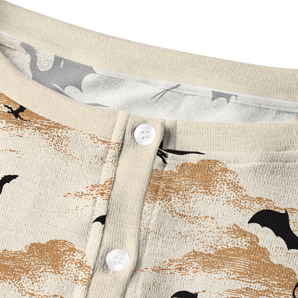 Pagewings Book Dragon Crew Neck Cardigan Sweaters