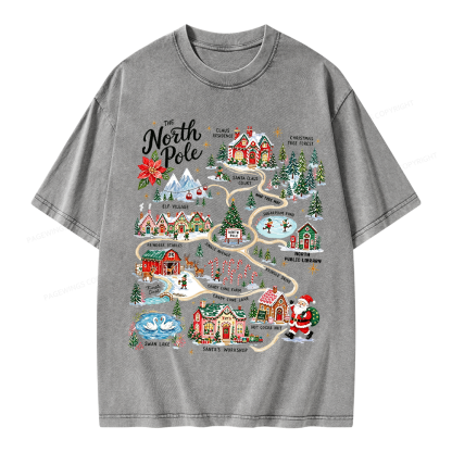 Pagewings Christmas Unisex Washed T-shirt