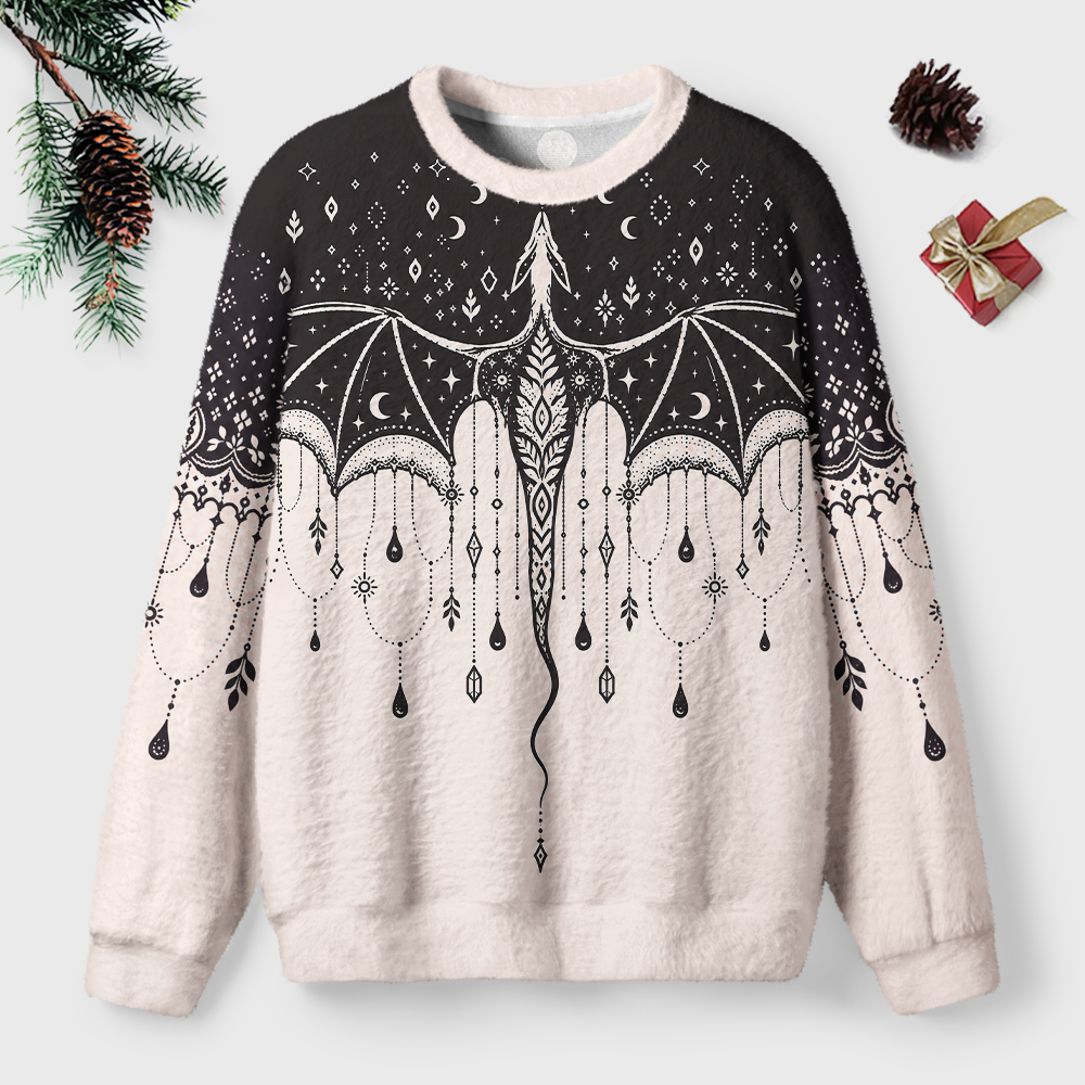 Pagewings Fantasy Reading Unisex Ugly Light Knit Sweatshirt