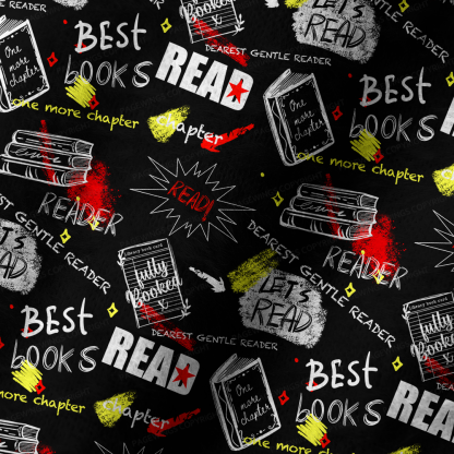 Pagewings Bookish Vibe Knit Patterned Beanie