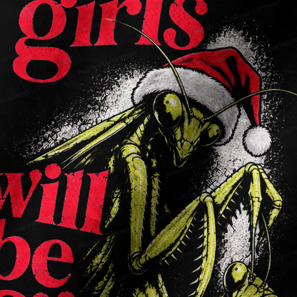 Pagewings Girls Will Be Girls Knit Patterned Beanie