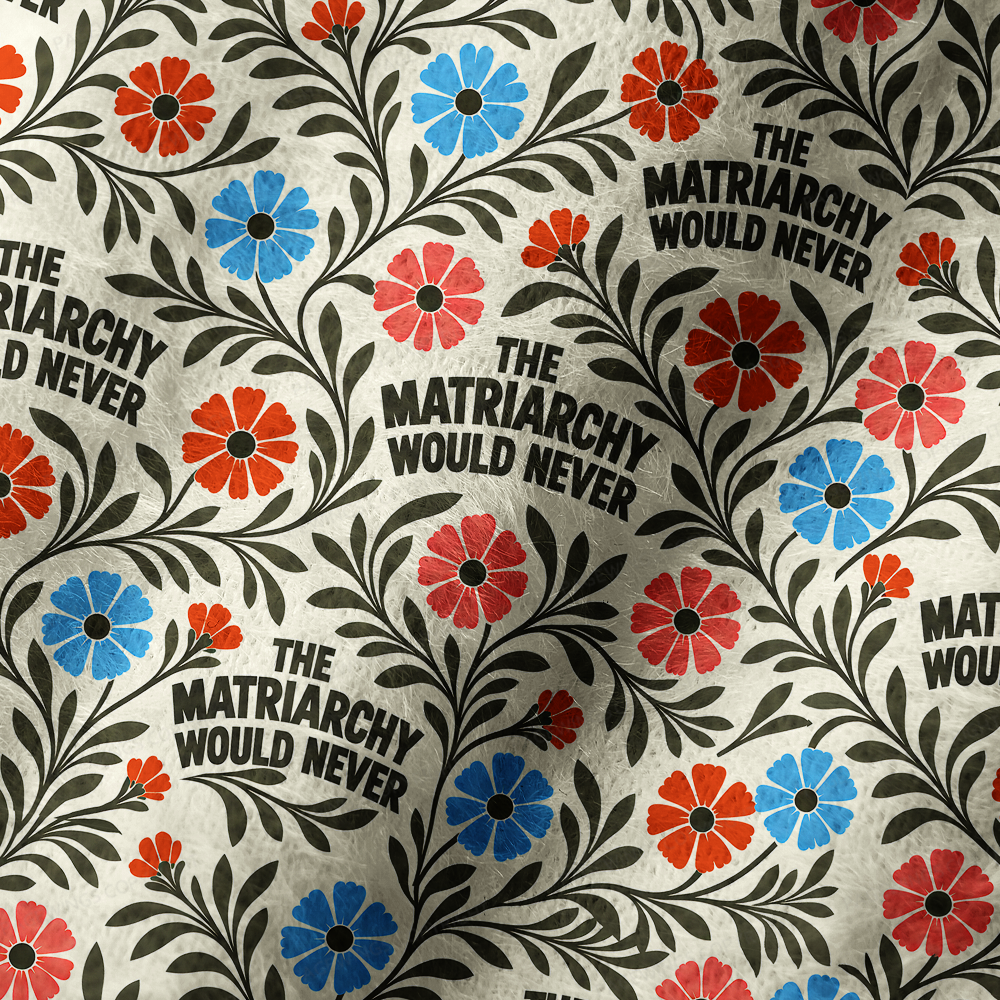 Pagewings The Matriarchy Would Never Knit Patterned Beanie