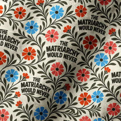 Pagewings The Matriarchy Would Never Knit Patterned Beanie