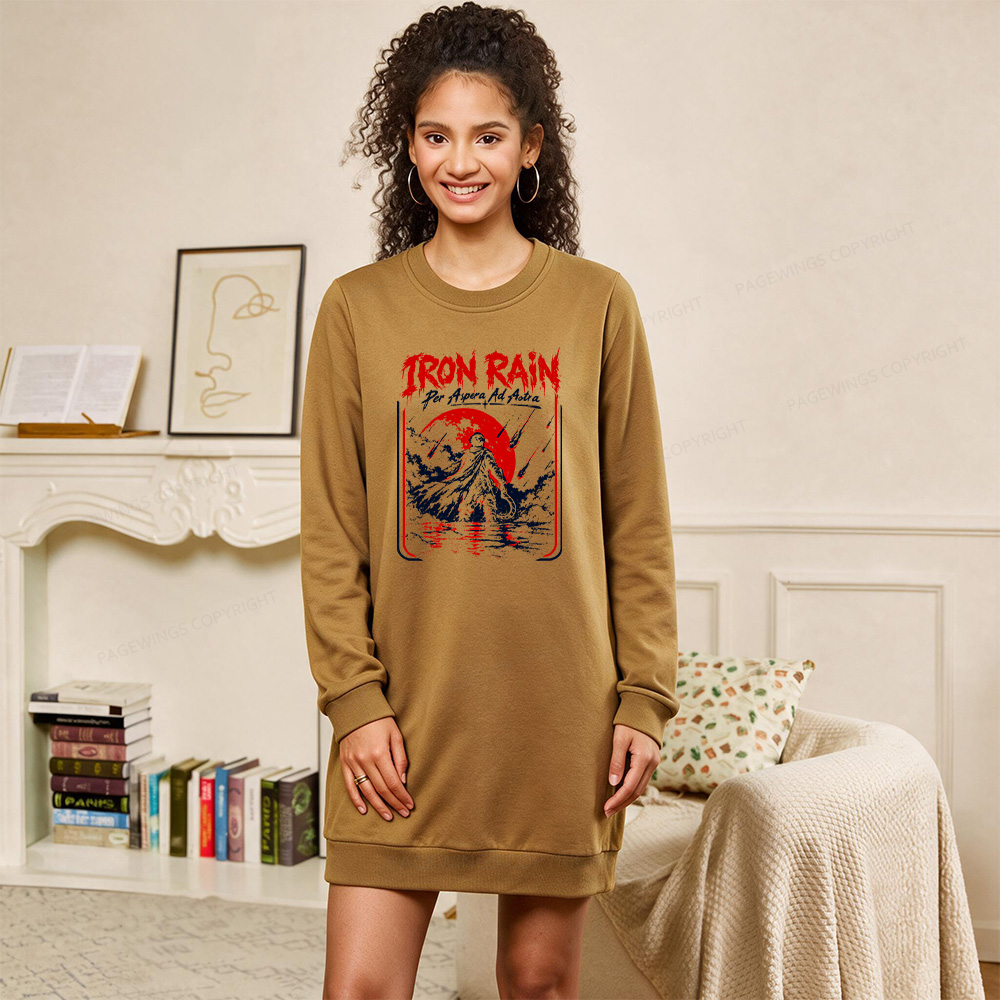 Pagewings Sci Fi Book Lover Sweatshirt Dress