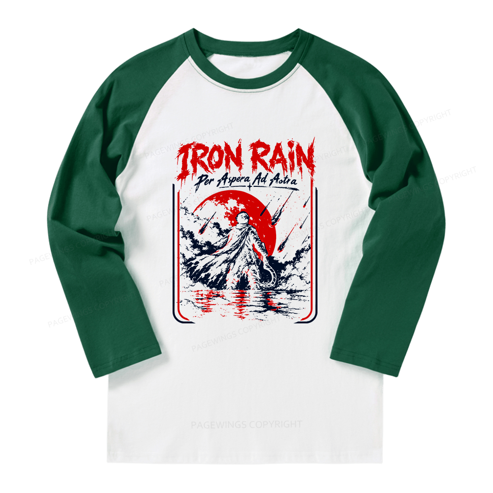Pagewings Sci Fi Book Lover Long Sleeve Raglan T-shirt