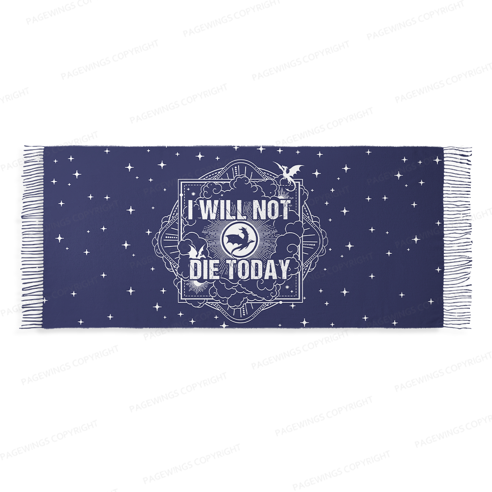 Pagewings Fantasy Bookish Long Fringe Scarf 