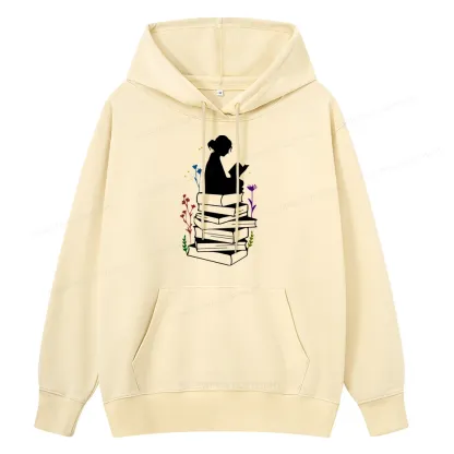Pagewings Girl Reading Unisex Classic Hoodie