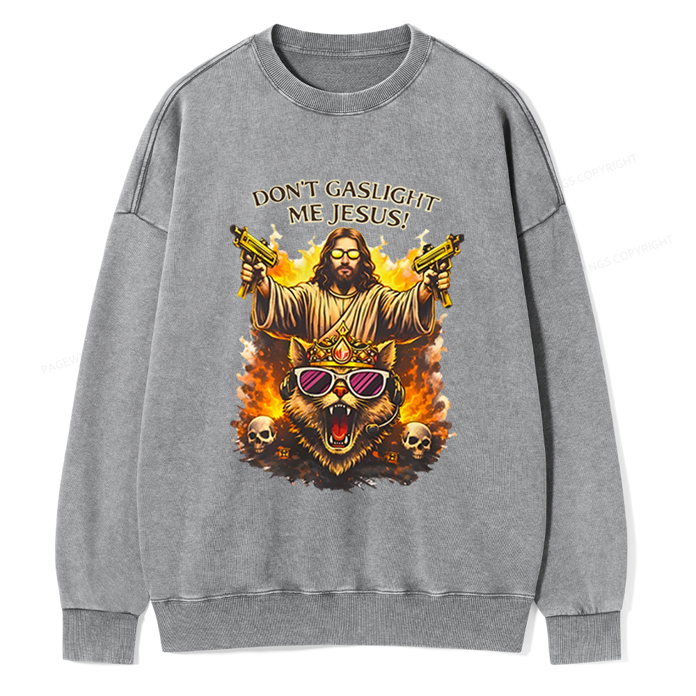 Pagewings Sci‑Fi Nerd Unisex Washed Sweatshirt