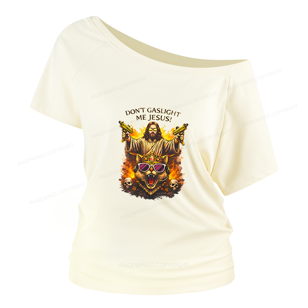 Pagewings Sci‑Fi Nerd Women Off Shoulder T-shirts